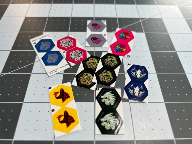 Takara Tomy • Beyblade Metal Fury Cards • Facebolt Sticker Pairs