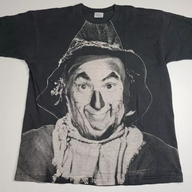 VINTAGE 1992 WIZARD of Oz Scarecrow Stanley Desantis T Shirt XL $150.00 ...