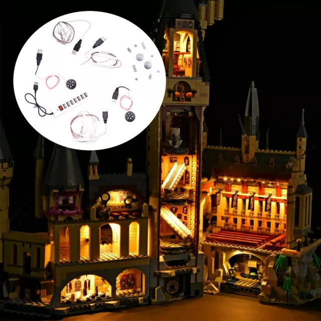 LED LIGHT KIT Fit For Harry Potter Hogwarts Castle 71043 EUR 28,73