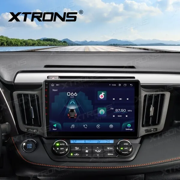 XTRONS IAP12RVTLS Autoradio Toyota RAV4 GPS Android 12 Wifi 4G Carplay Voiture