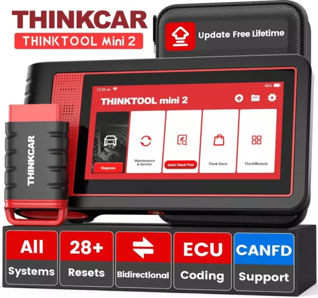 Thinktool Mini 2 Auslesegerät Auto Profi KFZ OBD2 Diagnosegerät Scanner ECU DE