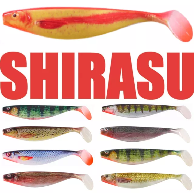 Balzer Shirasu Photo Print Shad & 2.0 6 10 13 17 23 cm Gummifisch Naturdesign 2