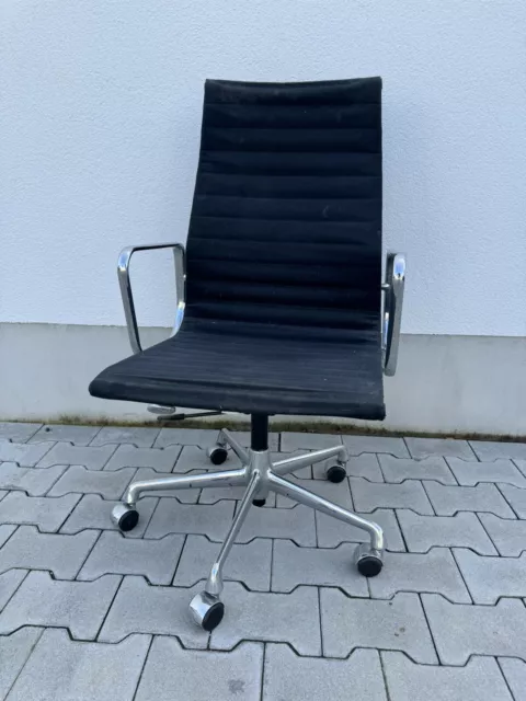 Alu Chair Vitra hoch original by Eames Hochlehner  Bürostuhl
