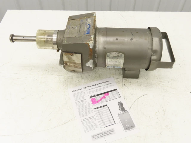Lightnin XJ-30 Clamp-Mount Drum Tank Mixer Agitator .3Hp 1725 RPM 230/460V 3PH