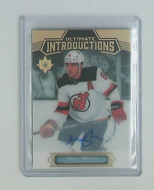 2022-23 UD ULTIMATE Collection Ultimate Introductions Auto Reilly Walsh ...