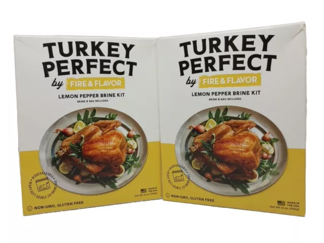 Turkey Perfect By Fire & Flavor Lemon Pepper Brine Kit