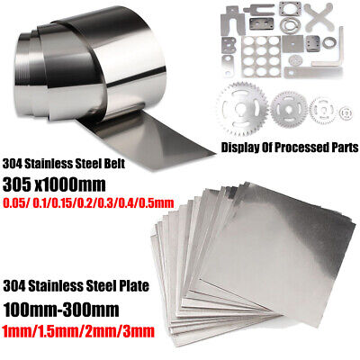 304 Stainless Steel Sheet Plate / Sheet Foil Panel Roll Thick 1mm 1.5mm 2mm 3mm