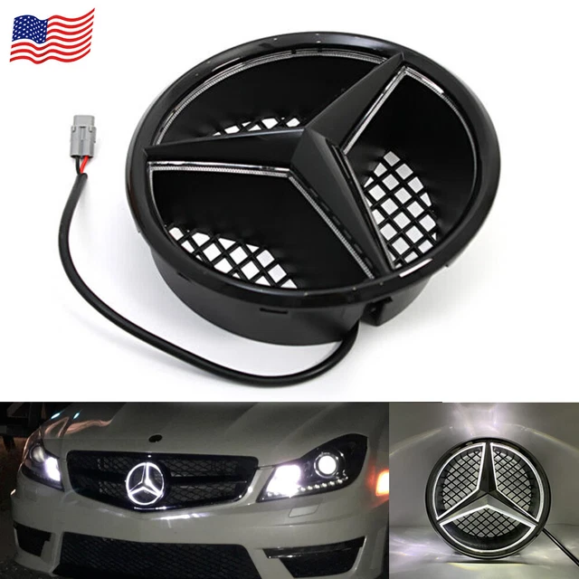 FRONT LED GRILL Star Emblem For Mercedes Benz 2008 2009 20102013 C350