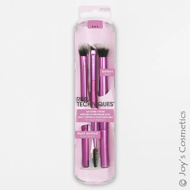 1 Real Techniques Eye Shade & Blend Makeup Brush Trio " Rt-1529 " Joy's