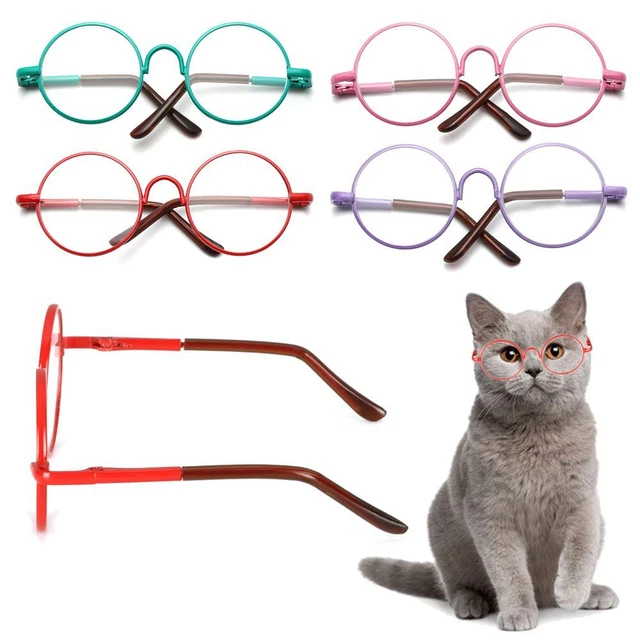 Accesorios para mascotas gato perro cosplay gafas para mascotas fotos accesorios figura juguete