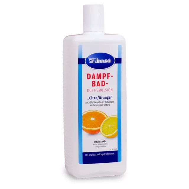 Dampfbadduftemulsion Citro/Orange 1 l Emulsion für Dampfbäder Dampfbad Duft 1,0l