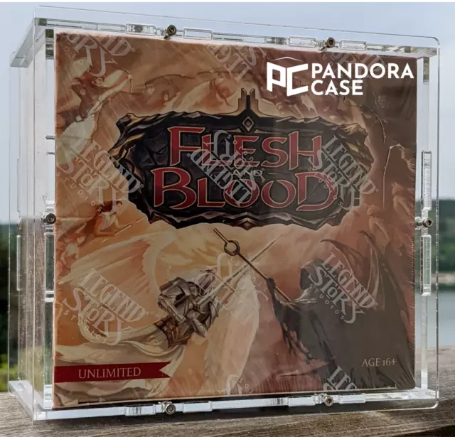 Clear acrylic case - booster box Flesh and Blood Fab - UV RESISTANT