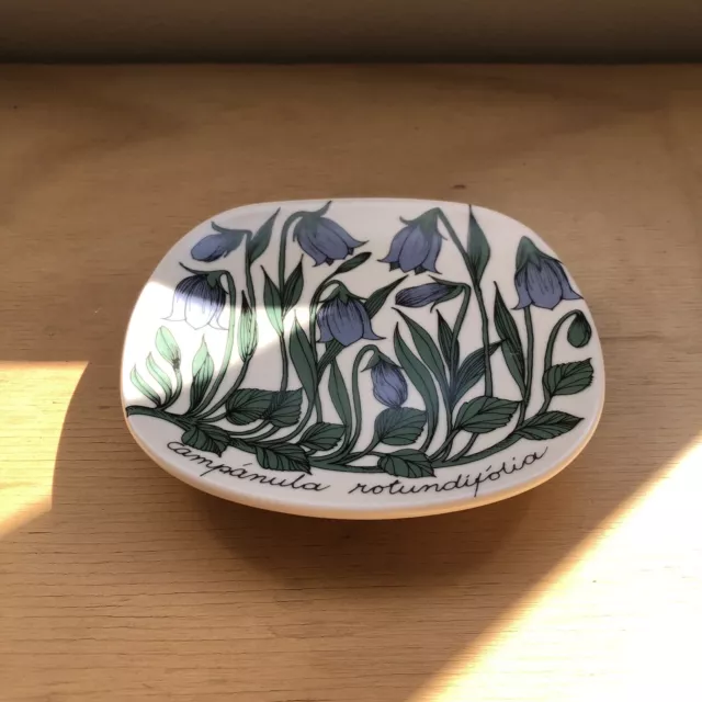 Vintage ‘Esteri Tomula / Arabia’ small ceramic, wall plate In bluebell design.