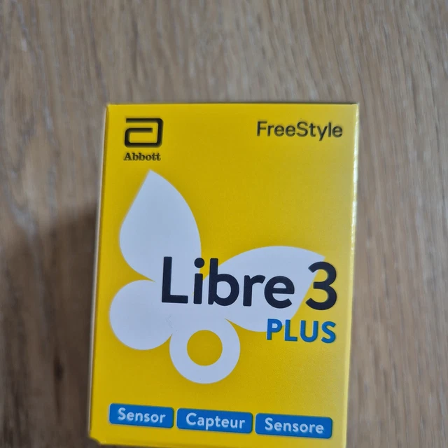 NEU ABOTT-FREESTYLE LIBRE 3 PLUS SENSOR *** NEU + OVP *** (MHD: 2025-09 ...