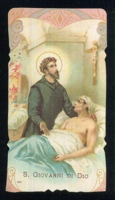 Santino Holy Card -  San Giovanni Di Dio - (Riproduzione ??)