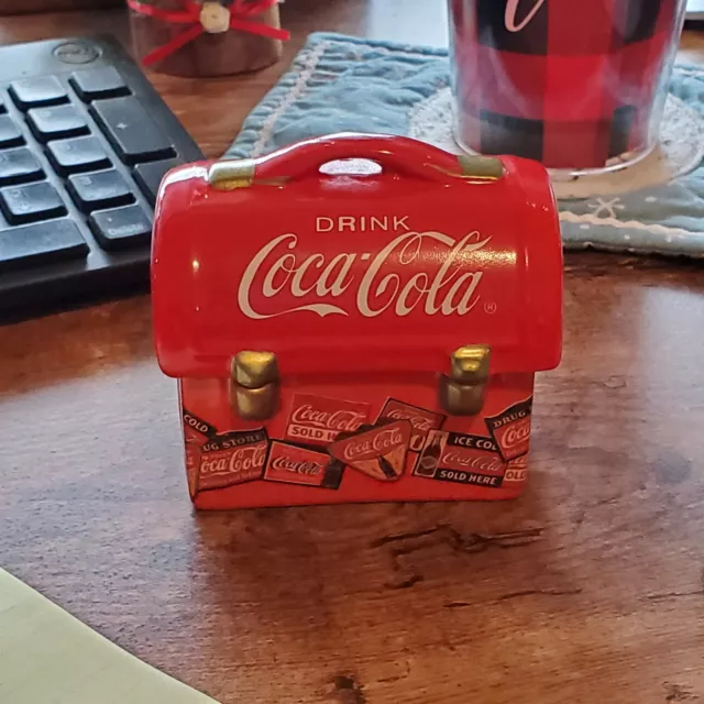 Coca-Cola Lunch Box Salt And Pepper Shakers Vintage