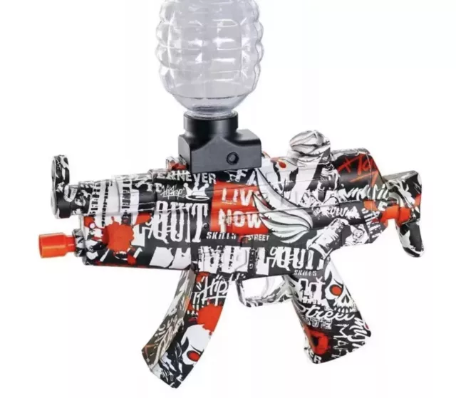 Electric Toy Gun GelBlaster USB Charge Gel Ball Shooter Red Mp5  Eco Friendly