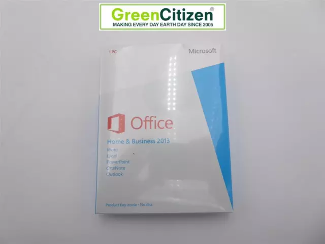 Microsoft Office Home & Business 2013 Product Key Full Retail English SEALED