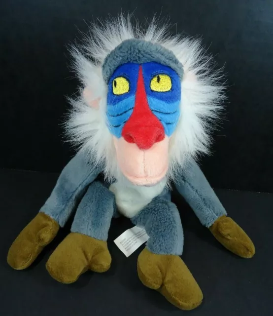 Disney World Parks The Lion King Rafiki Baboon Monkey Plush 10" Bean Bag