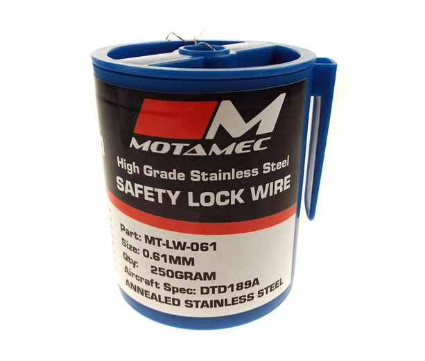 MOTAMEC MOTORSPORT 0.61MM Aircraft Spec DTD189 Stainless Steel Safety