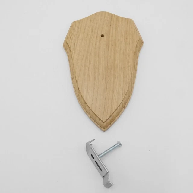 1 Pieza Escudo de Trofeo Forma de Escudo Af 19cmx11cm Claro para Ciervo Con 1 3