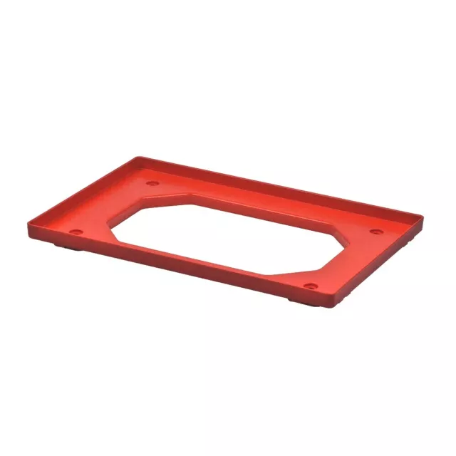 Transportroller Rahmen – Rollplatte 60x40 cm – 250 kg Traglast - Farbe Rot