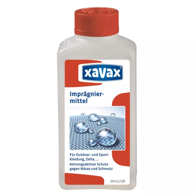 Xavax Textil Imprägniermittel 250ml Stoff Imprägnierung Waschmaschine Handwäsche 3