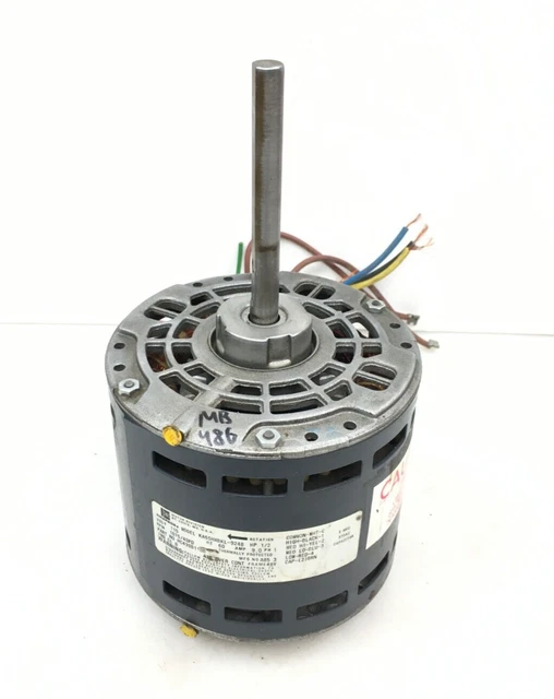 EMERSON KA55HXBKL-9248 Furnace Blower Motor 1/2HP 115V 1075RPM 4SPD used #MB486