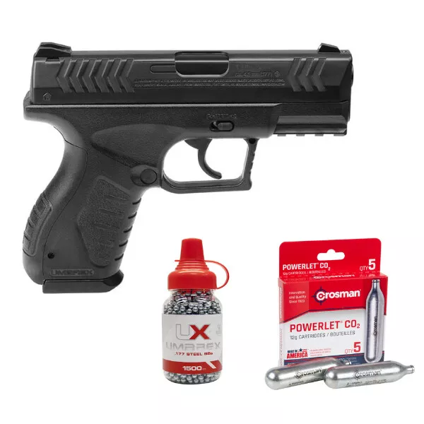 Umarex XBG CO2 Pistol 0.177 Cal Semiautomatic w/ Cartridges and BBs