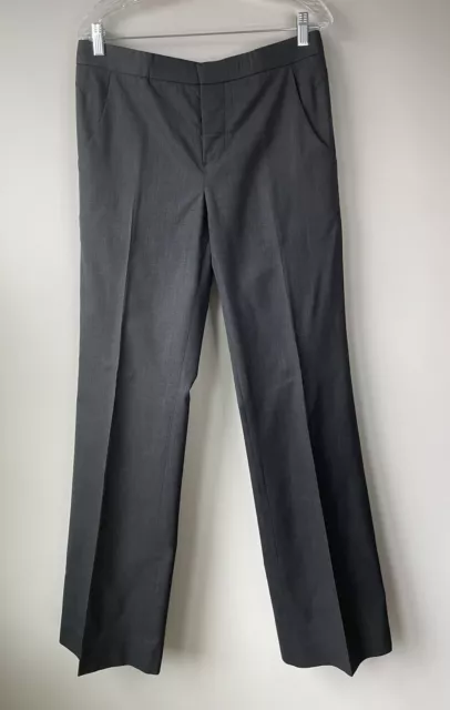 MARNI Women's Size 44 Straight Leg Wool Career Pants Gray