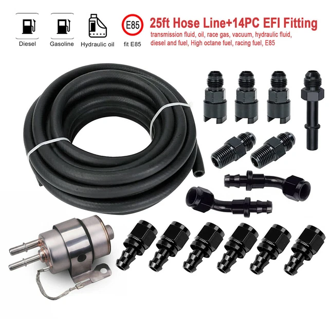 LS CONVERSION FUEL Injection Line Fitting Adapter Kit EFI FI w/ Filter