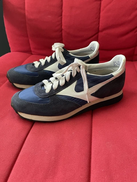 SEARS 440 WOMEN S Vintage 1980s Running Shoes 80s Navy Blue