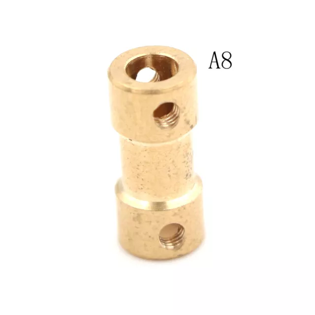 1X Motor Coupling Coupler Connector Drive Shaft 2mm 5 Connector boat rc C22 A^$i