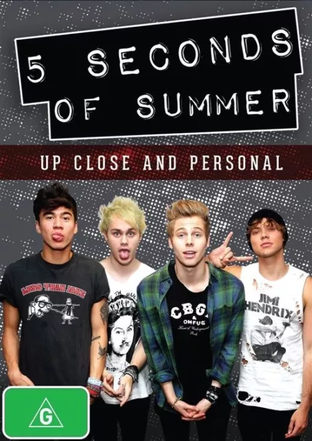 5 Seconds Of Summer - Up Close And Personal (DVD, 2014) *New & Sealed* Region 4