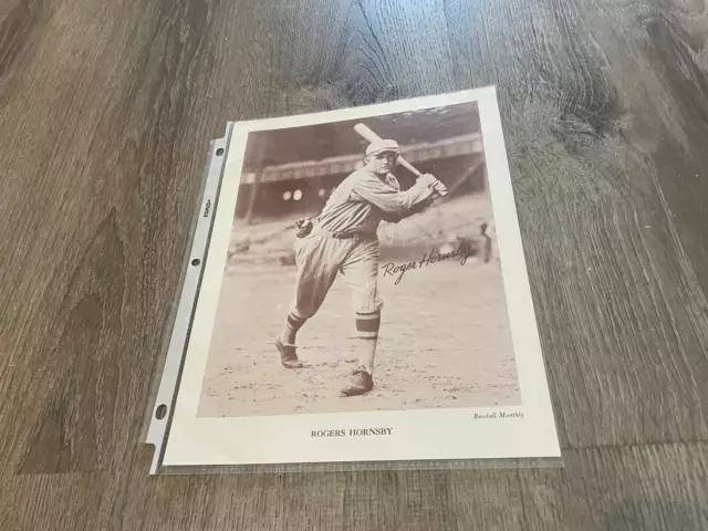 Lot Detail - 1952-63 Rogers Hornsby St. Louis Browns New York Mets The  Sporting News Collection Archives Original Photos (Sporting News  Collection Hologram/MEARS Photo LOA) - Lot of 2