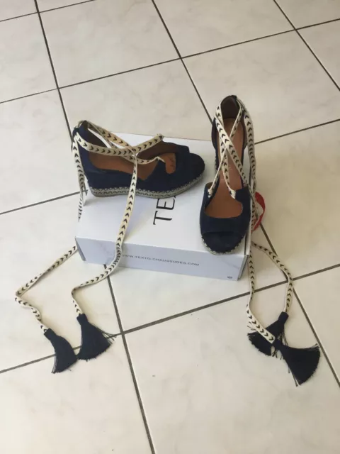 Chaussure deals compensée texto