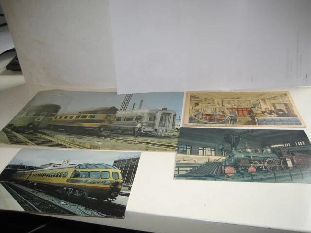 Lot Of Vintage Railroad And Train Photos Chicago, Burlington, & Quincy. & Others
