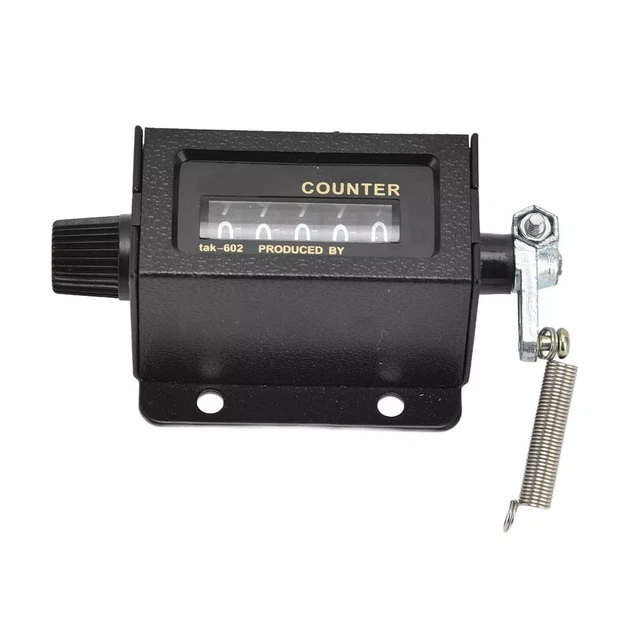 Ahlsen Compteur de Comptage Manuel 0-9999, Outil de Comptage Portable à