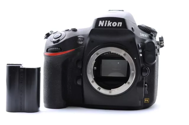 Nikon D800 36.3MP FX Digital Camera Body Low Shutter Count [USED] with Battery