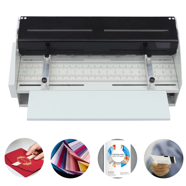 Electric Creasing Machine Paper Creaser Scorer 460mm/18inch 110V 60Hz QY-H500