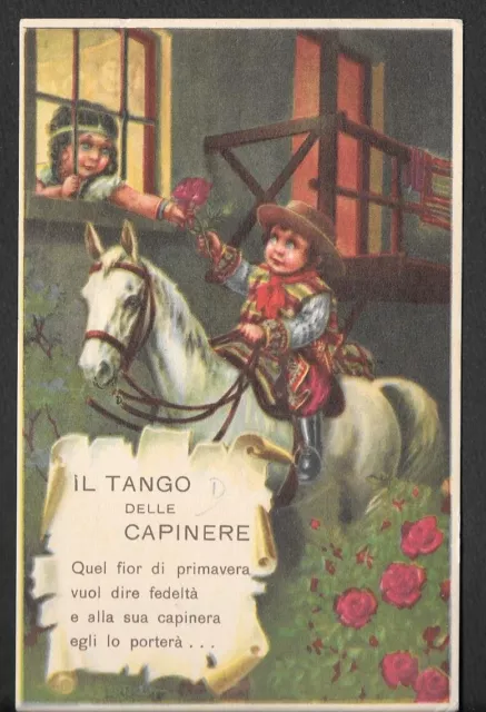RARA CARTOLINA BAMBINI FIRMATA BERTIGLIA serie 2673