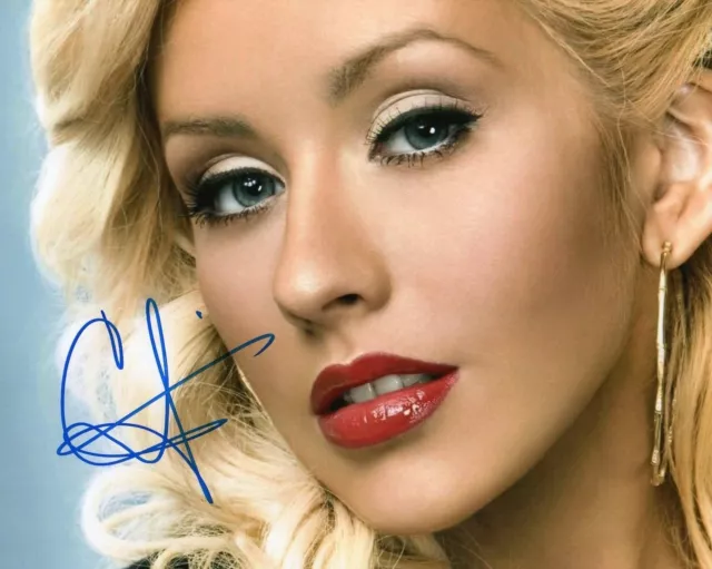 Christina Aguilera Autographed Signed A4 Pp Poster Photo Print