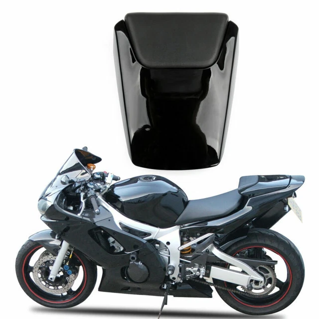 Housse siège arrière moto capotage Pour Yamaha YZF R6 1998-2002 1999 Black E3