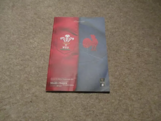 Wales v France Saturday 22nd February 2020 Guinness Six Nations Match Programme