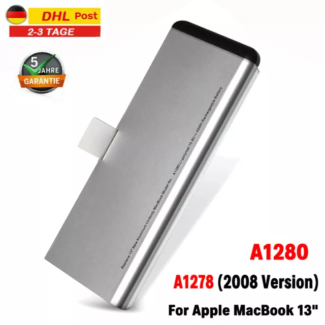 OEM Akku Für Apple MacBook 13" A1280 020-6082-A MB771 MB466 MB467 A1278 (2008)
