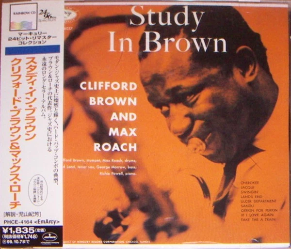 CD CLIFFORD BROWN Study In Brown PHCE4164 Mercury JAPAN