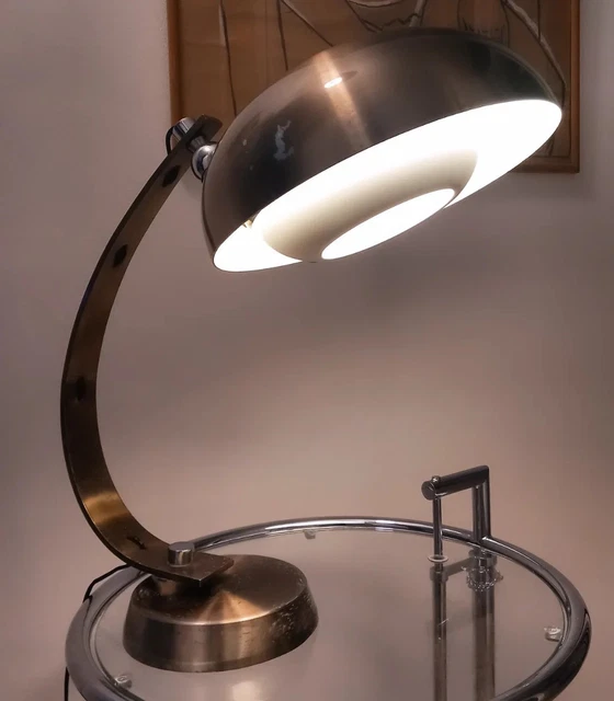 Lampe De Bureau Lineo Zero – Panthère Rose – Vintage 1970 – Made In Italy
