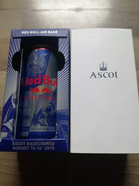 Red Bull Air Race Box Ascot Racecourse Focus England 250ml Full Can Dose Voll