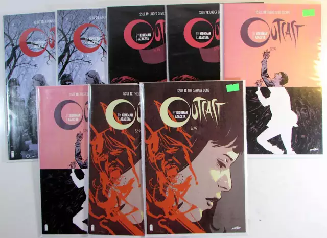 Outcast Lot of 8 #17 x2,18 x2,19 x2,20 x2 Image (2016) Comic Books