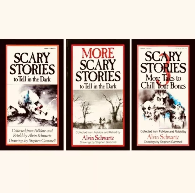 Scary Stories to Tell in the Dark  Book Set 1 2 3 By Alvin Schwartz KIDS NEW BKS